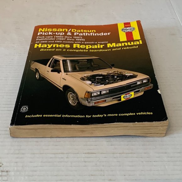 Haynes 72030 Nissan/Datsun Pick-Up & Pathfinder Repair Manual - Picture 14 of 14